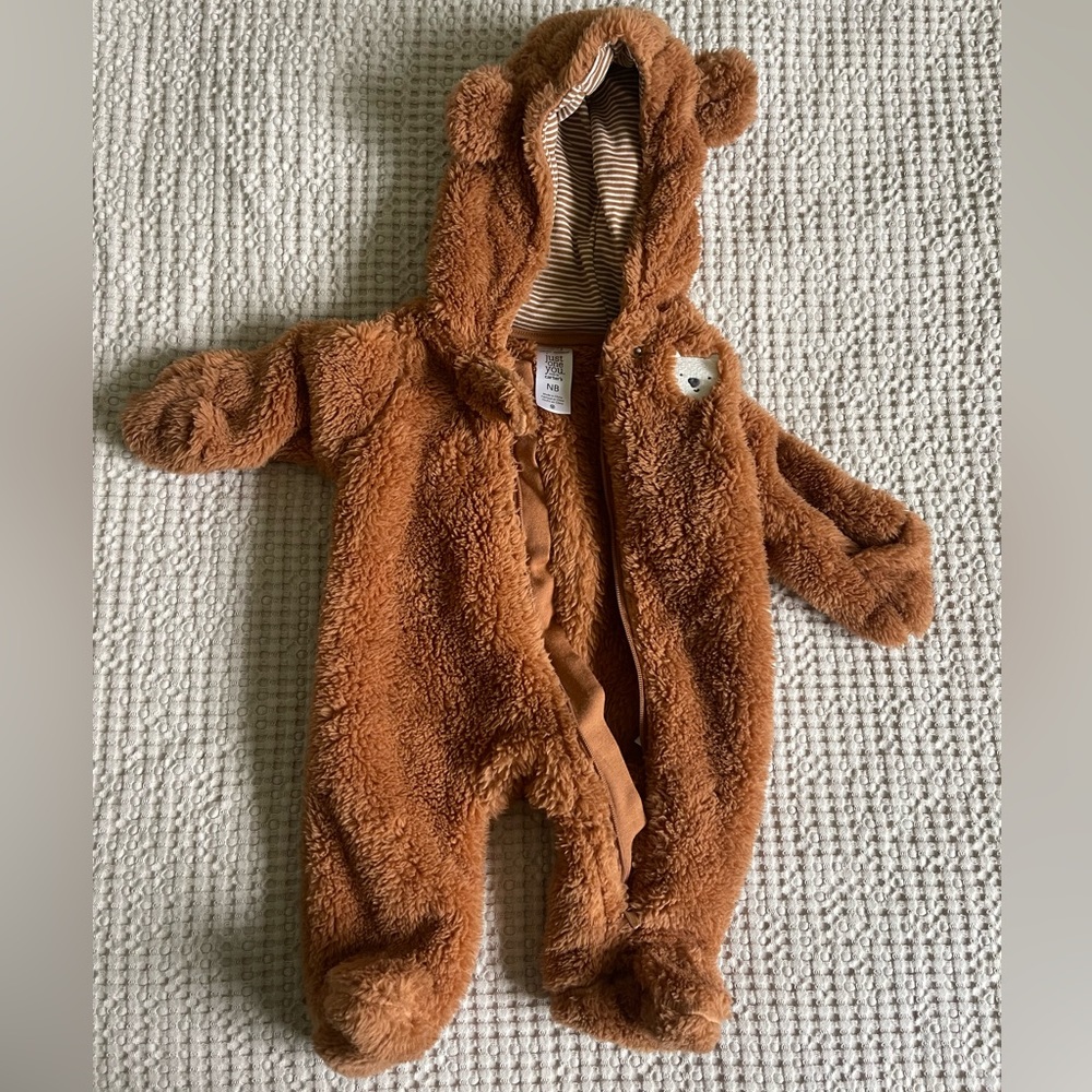 Newborn Sherpa Onsie Snowsuit